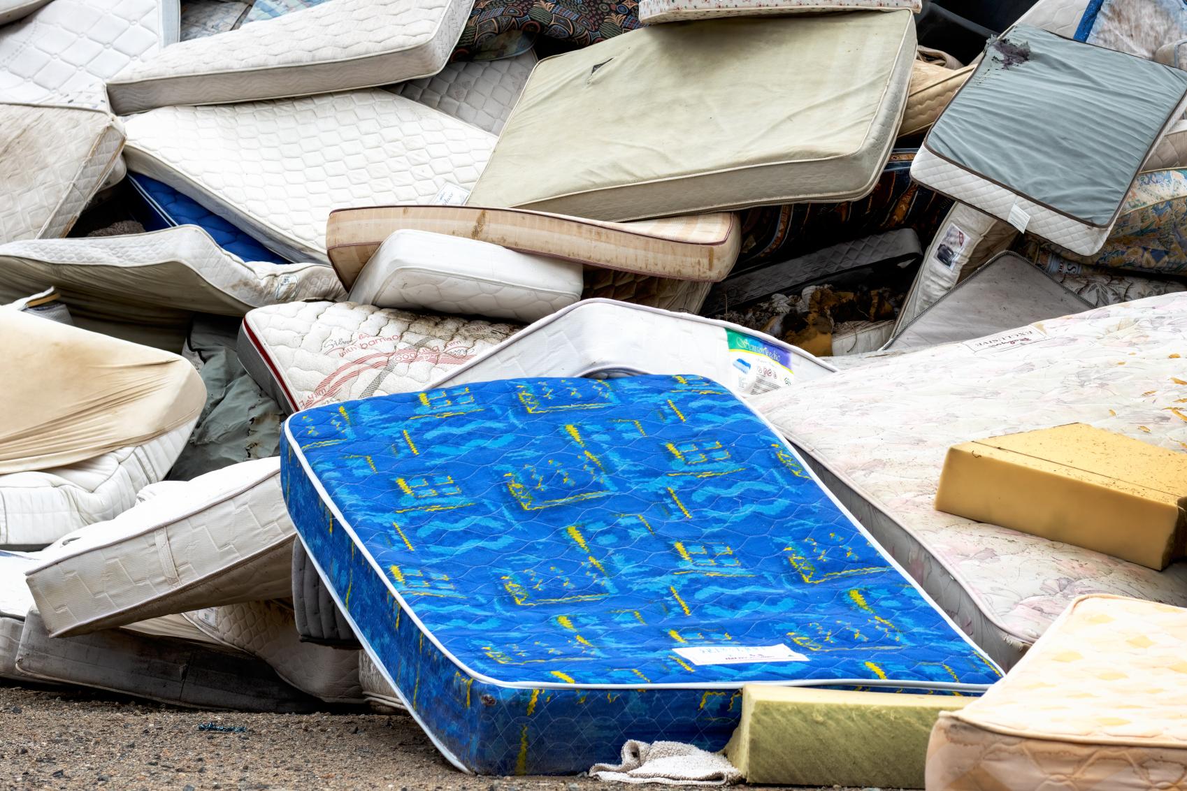 Used mattresses headed for landfill